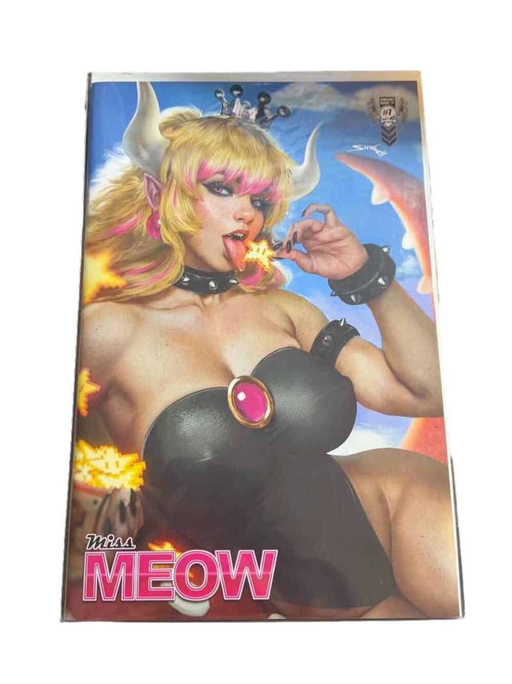 Miss Meow #7 Shikarii Bowsette Cosplay Virgin Variant Comic